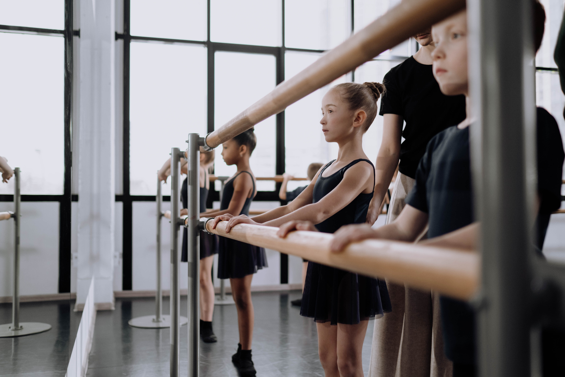 Children in a Ballet Dance Studio